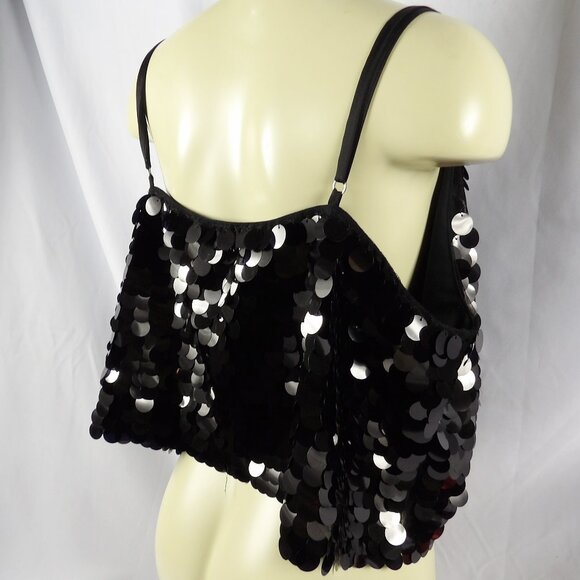 Wild Fable Cropped Paillette Sequined Tank Top NWT Size 1X - Picture 8 of 11